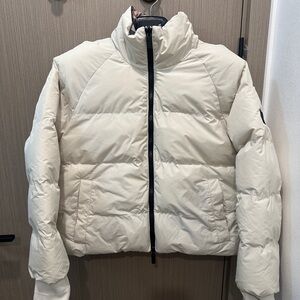 Burberry Cream Puffer Jacket